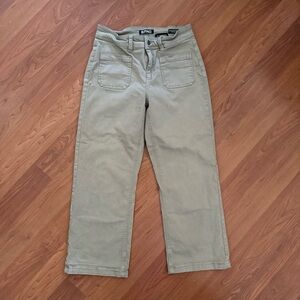 Buffalo David Bitton Women's Straight Leg High Rise Stretch Capri Jeans